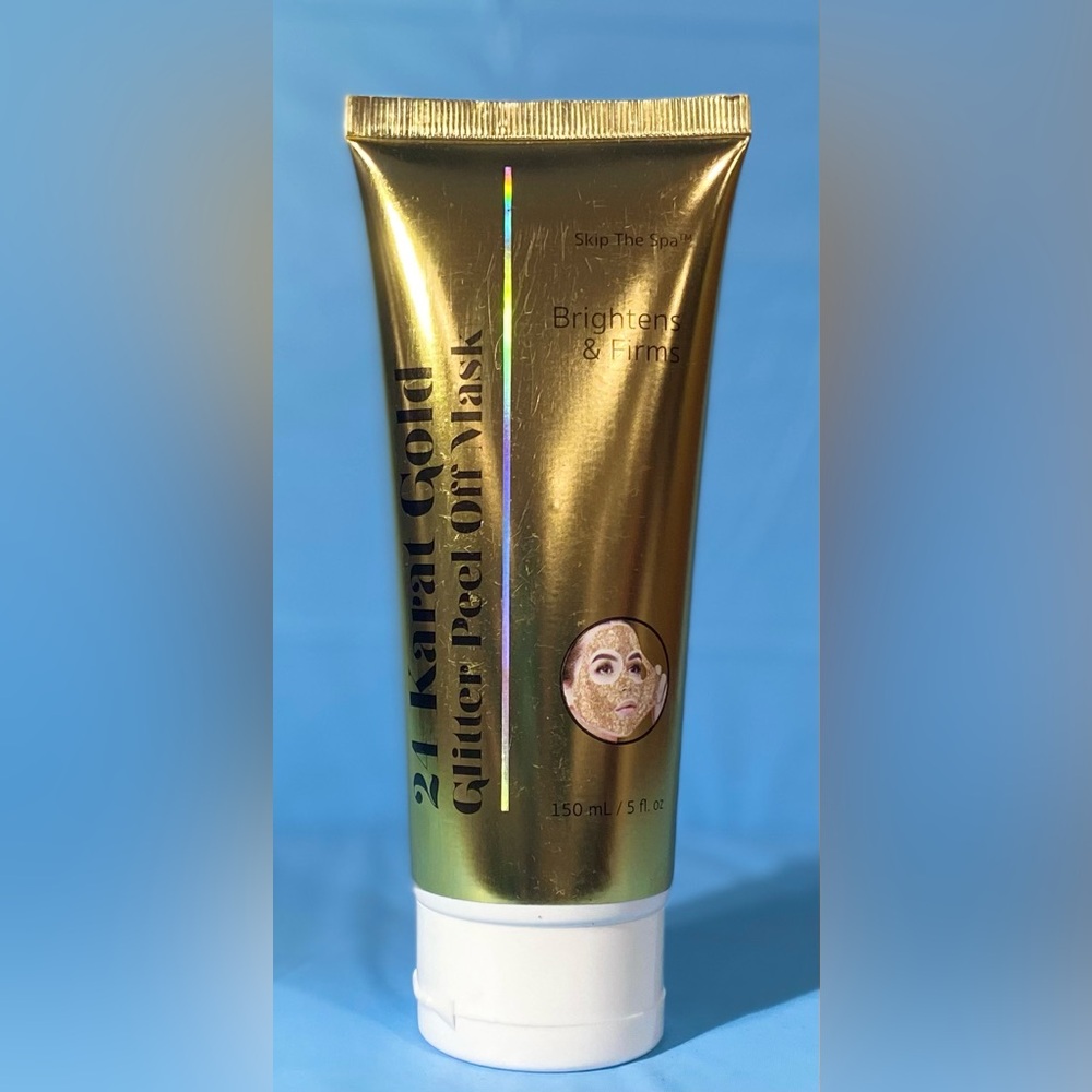 Skip the Spa 24 Karat Gold Glitter Peel Off Exfoliating Mask 150mL